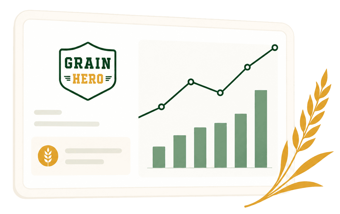 Grain Hero market overview illustration